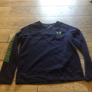 Blue long sleeve tee(unisex)